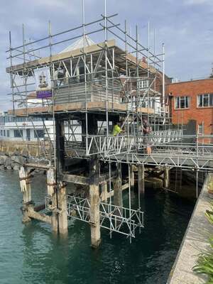 Scaffolding project by Scafftech Scaffolding (UK) Ltd