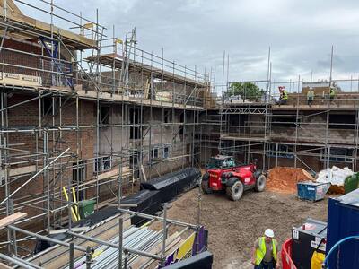 Scaffolding project by Scafftech Scaffolding (UK) Ltd