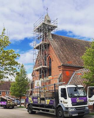 Scaffolding project by Scafftech Scaffolding (UK) Ltd