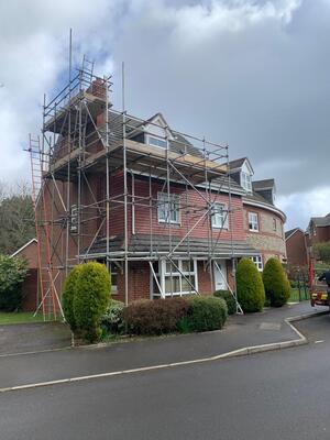 Scaffolding project by Scafftech Scaffolding (UK) Ltd