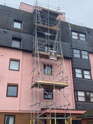 Scaffolding project by Scafftech Scaffolding (UK) Ltd